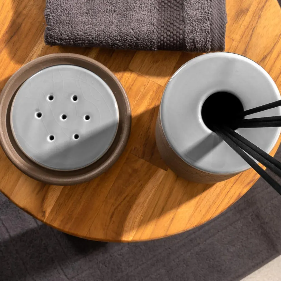 Accessori Bagno da Appoggio in Argilla Realizzati in Italia - Antonella