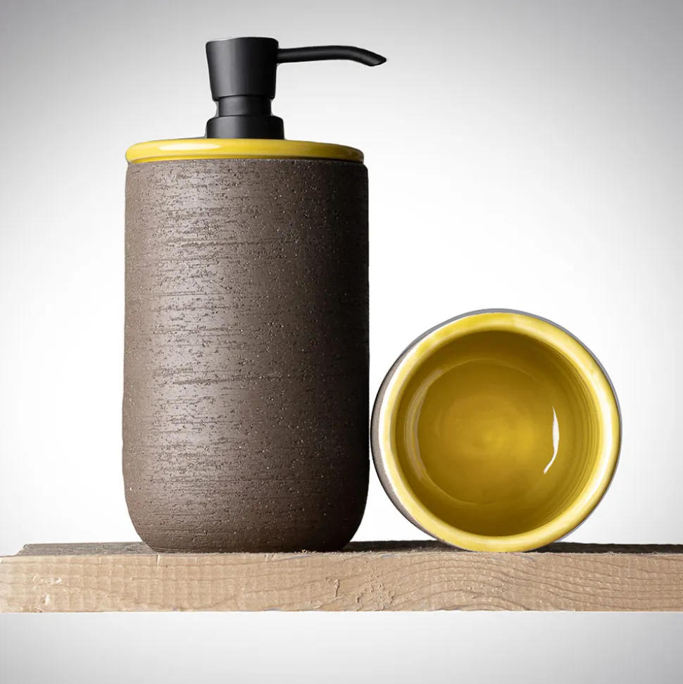 Accessori Bagno in Argilla Smaltata Realizzati a Mano in Italia - Antonella