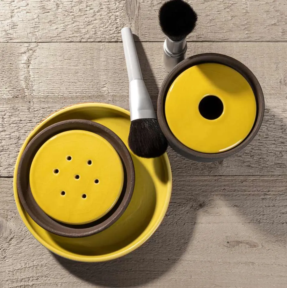 Accessori Bagno in Argilla Smaltata Realizzati a Mano in Italia - Antonella