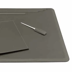 Accessori per Scrivania in Cuoio da 5 Pezzi Made in Italy - Ebe