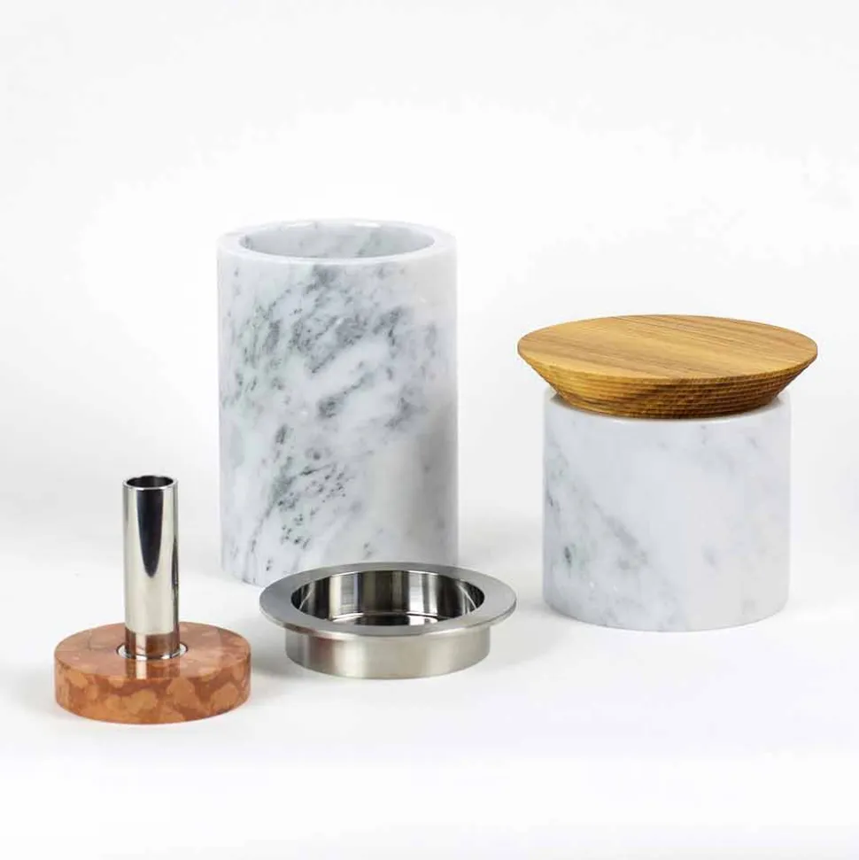 Accessori Salvaspazio per Cucina Strumenti in Marmo, Legno e Acciaio - Astoria