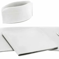 Accessori Ufficio per Scrivania Made in Italy in Cuoio Rigenerato - Brando