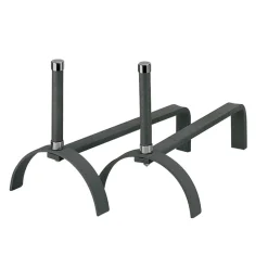 Alari per il Camino in Diverse Finiture Altezza 25 cm Made in Italy - Rinoceronte