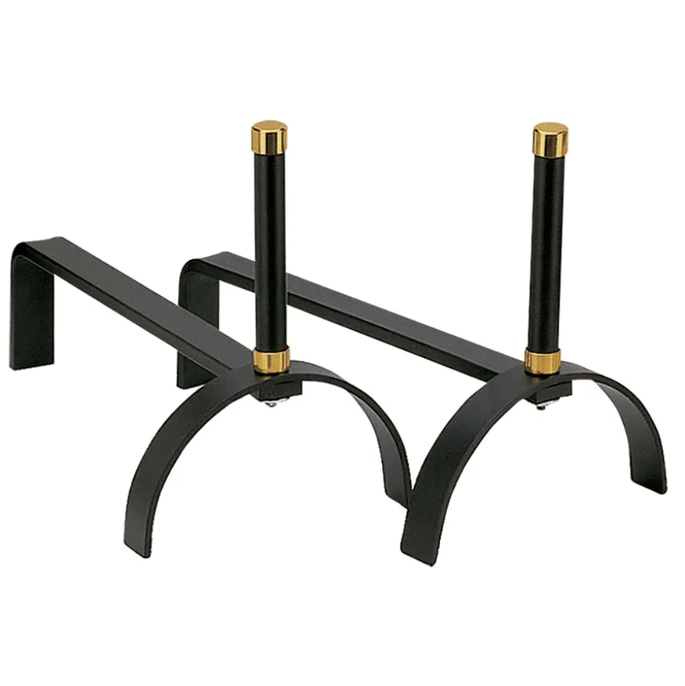 Alari per il Camino in Diverse Finiture Altezza 25 cm Made in Italy - Rinoceronte