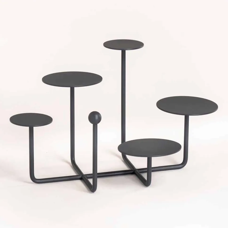 Alzatina per Dolci di Design in Acciaio Verniciato Made in Italy - Pennellope