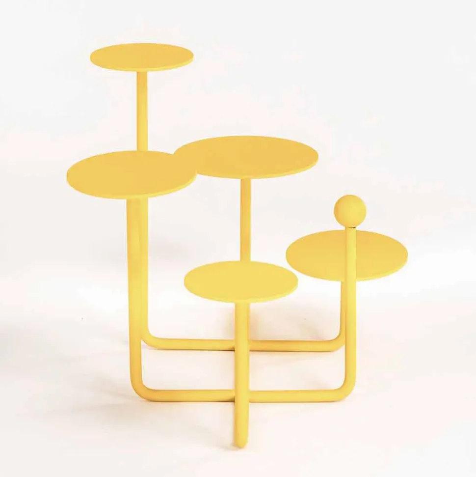 Alzatina per Dolci di Design in Acciaio Verniciato Made in Italy - Pennellope