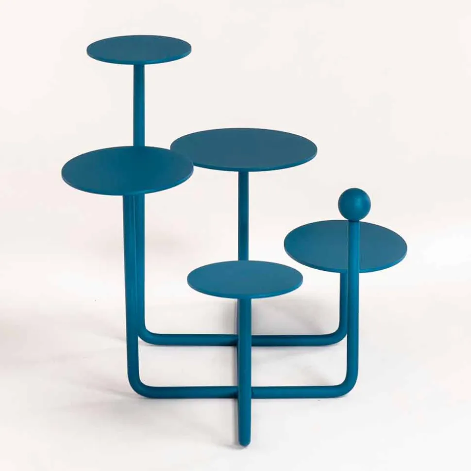 Alzatina per Dolci di Design in Acciaio Verniciato Made in Italy - Pennellope