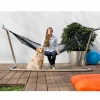 Amaca in Acciaio e Rete Nera da Giardino di Design Made in Italy - Cumberland