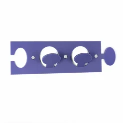 Appendiabiti da Muro Colorato in Plexiglass con 2 Ganci 3 Pezzi - Fratack