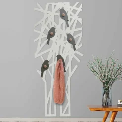 Appendiabiti da Muro in Legno Colorato dal Design Moderno - Alberuccell