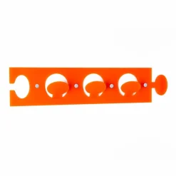 Appendiabiti da Parete in Plexiglass Colorato con 3 Ganci, 2 Pezzi - Fratack