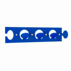 Appendiabiti da Parete in Plexiglass Colorato con 3 Ganci, 2 Pezzi - Fratack