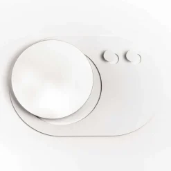 Appendiabiti da Parete Moderno in Acciaio con Specchio Made in Italy - Pilippo