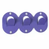 2 Appendiabiti da Parete Triplo in Plexiglass Colorato Design a Clip - Freddie