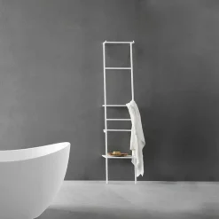 Appendiabiti da Terra a Scaletta di Design Moderno Bianco o Colorato - Caloina