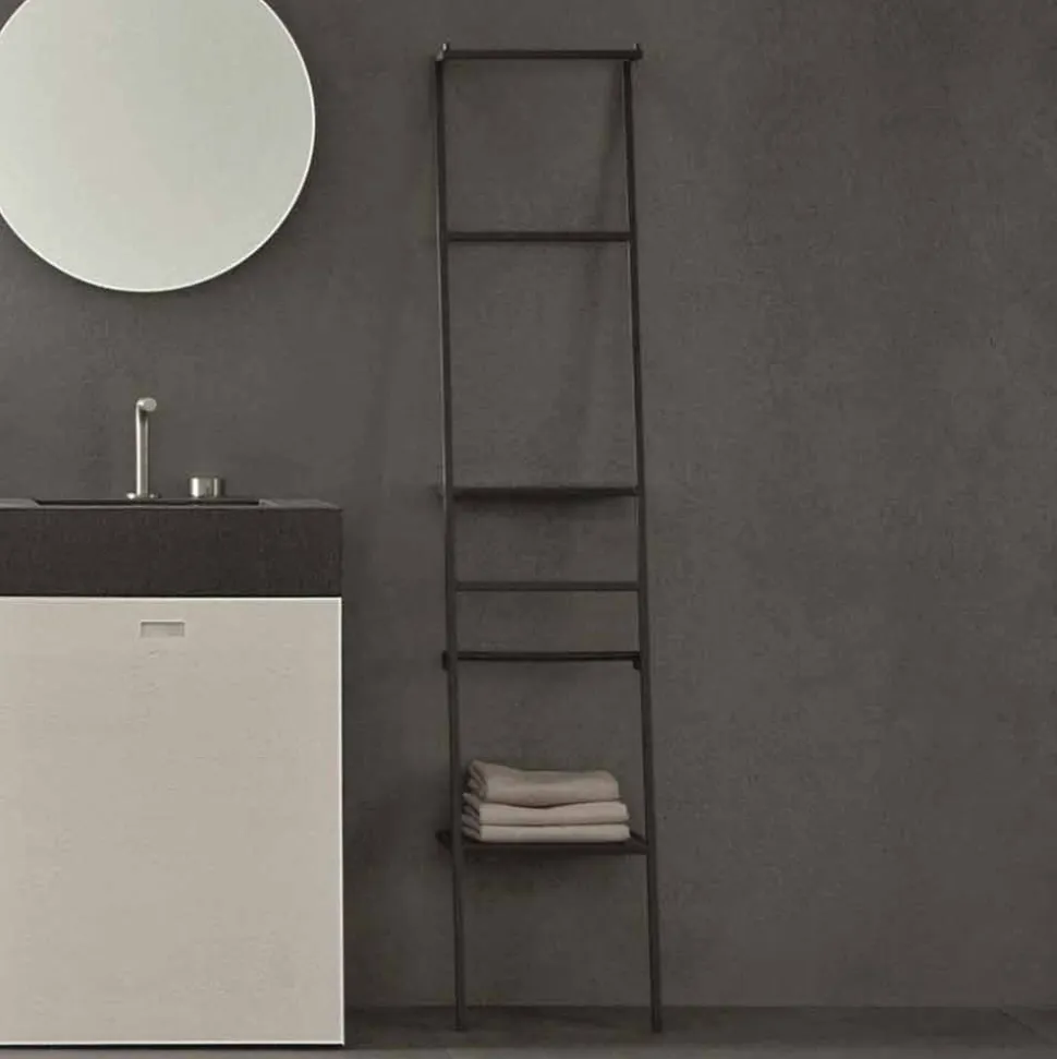 Appendiabiti da Terra a Scaletta di Design Moderno Bianco o Colorato - Caloina