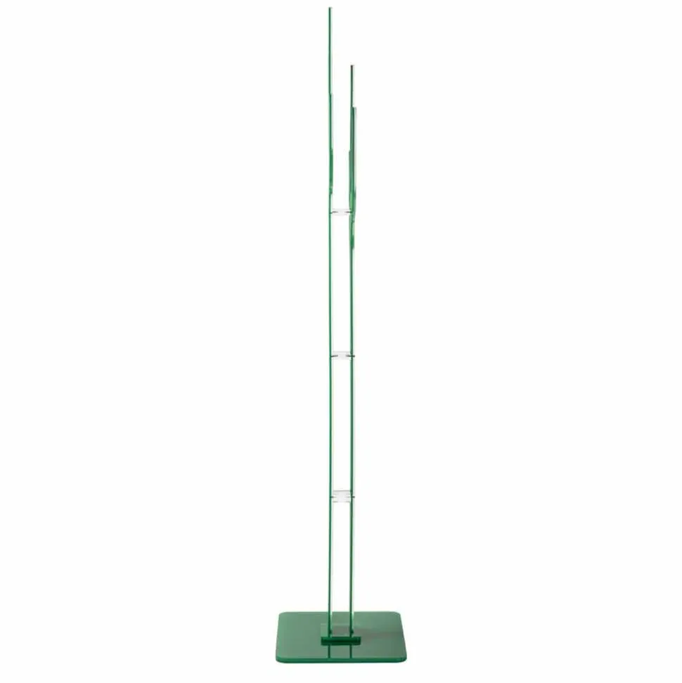 Appendiabiti da terra design moderno verde Cactus, made in Italy