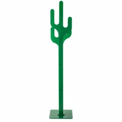 Appendiabiti da terra design moderno verde Cactus, made in Italy