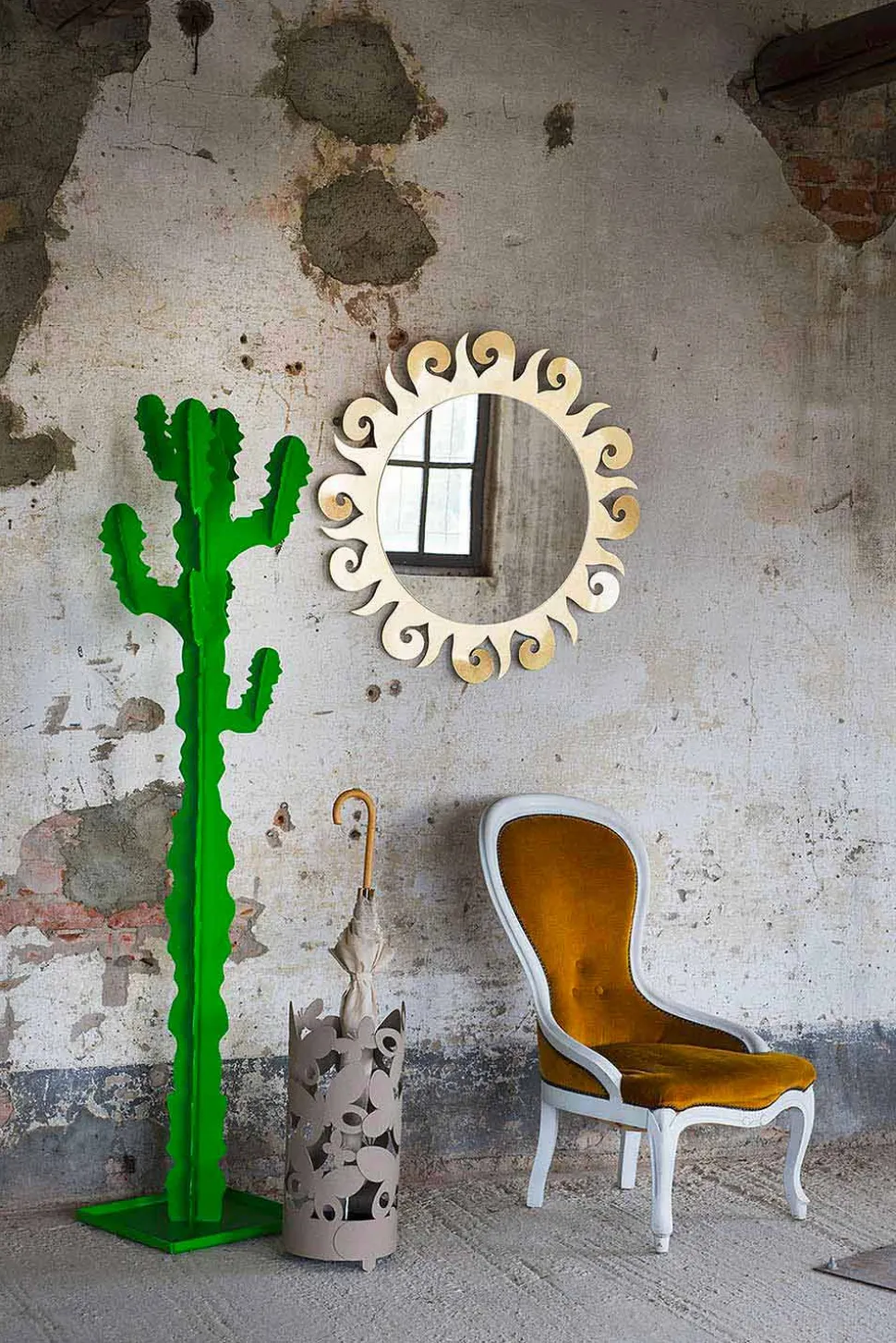 Appendiabiti da Terra di Design Moderno in Ferro Made in Italy – Donato