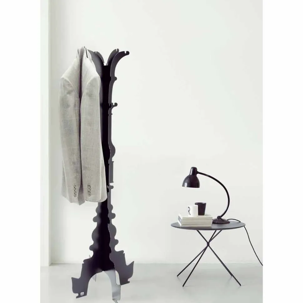 Appendiabiti da terra di design Barokko by Mabele, artigianato Made in Italy