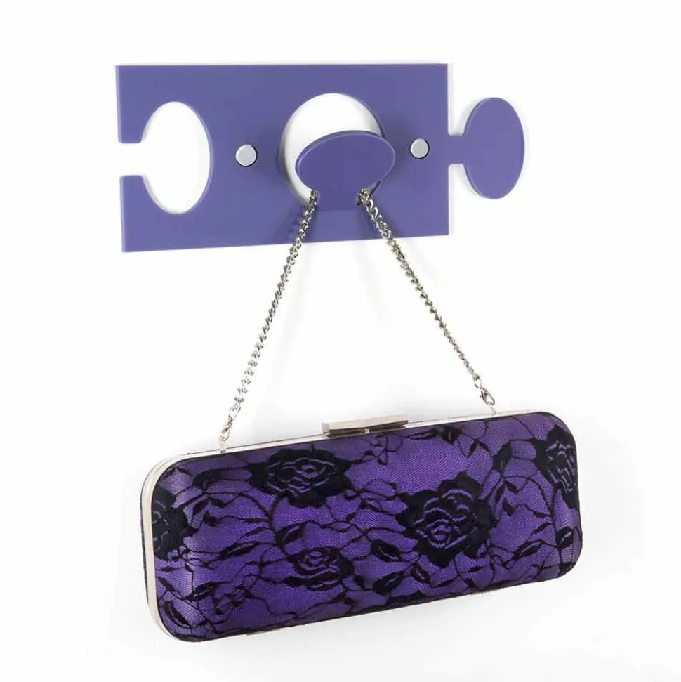 Appendini da Parete in Plexiglass Colorato Design Moderno 4 Pezzi - Fratack