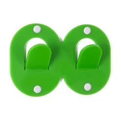 3 Appendini Muro in Plexiglass Colorato Design Doppio Italiano a Clip - Freddie