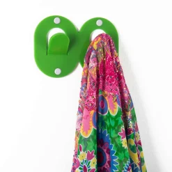 3 Appendini Muro in Plexiglass Colorato Design Doppio Italiano a Clip - Freddie