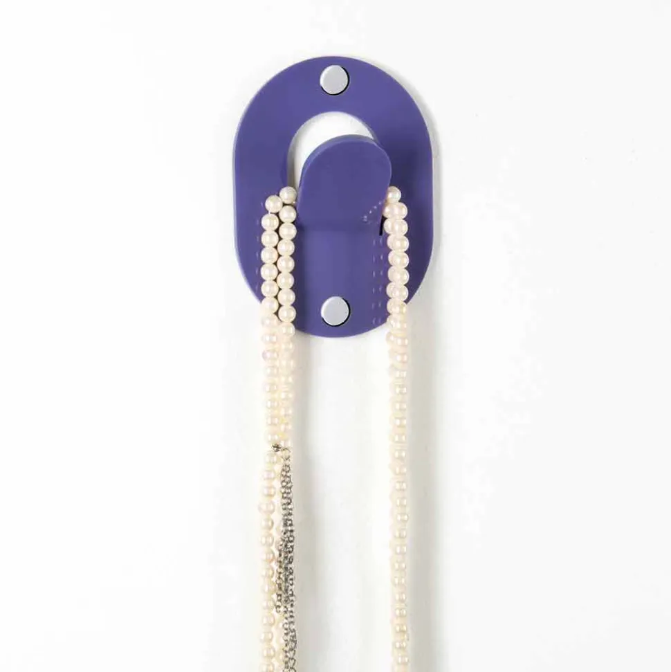 Appendino da Parete in Plexiglass Colorato 5 Pezzi Design a Clip - Freddie