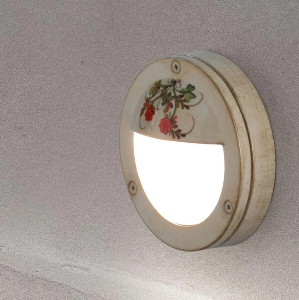 Applique a Muro da Esterno Tonda in Alluminio Dipinto a Mano - Brindisi
