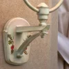 Applique a Muro da Giardino Alluminio con Fiori Dipinti a Mano - Bari