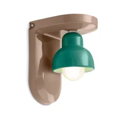 Applique a Muro in Ceramica con 1 Luce Made in Italy - Berimbau