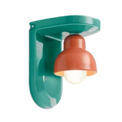 Applique a Muro in Ceramica con 1 Luce Made in Italy - Berimbau