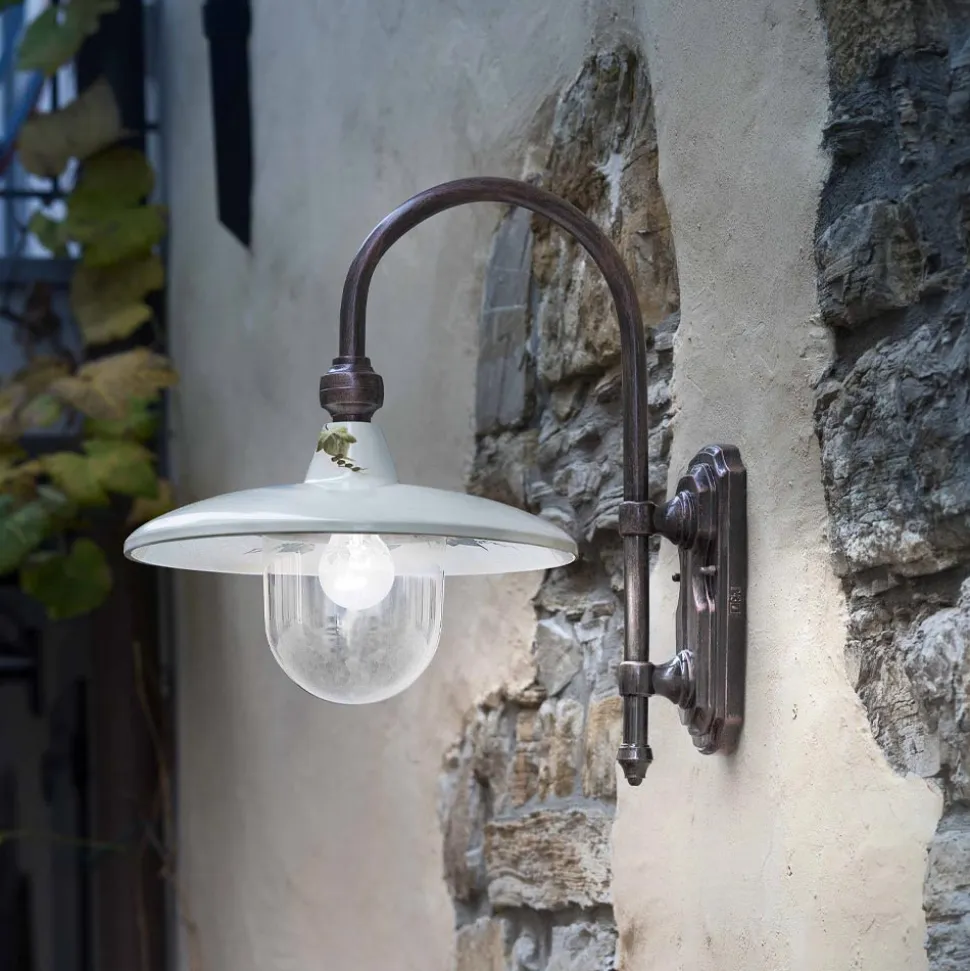 Applique a Parete in Alluminio e Decoro a Mano Design Classico - Campobasso