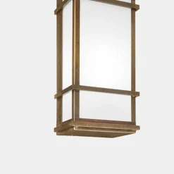 Applique a Parete Vintage a 2 LED in Ottone e Plexiglass - Quadro by Il Fanale