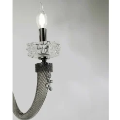 Applique Classica 2 Luci Vetro Artigianale Lusso Made in Italy - Saline