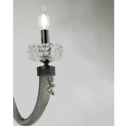 Applique Classica 3 Luci Vetro Artigianale Lusso Made in Italy - Saline