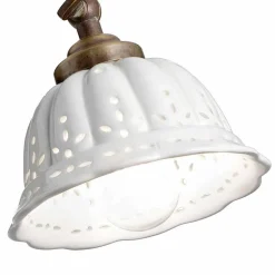 Applique curva in ceramica Anita Il Fanale, stile liberty