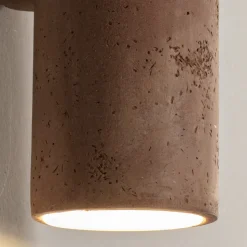 Applique da Esterno in Argilla Colorata e PMMA Made in Italy - Toscot Hans