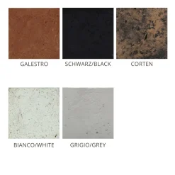 Applique da Esterno in Argilla Colorata e PMMA Made in Italy - Toscot Hans