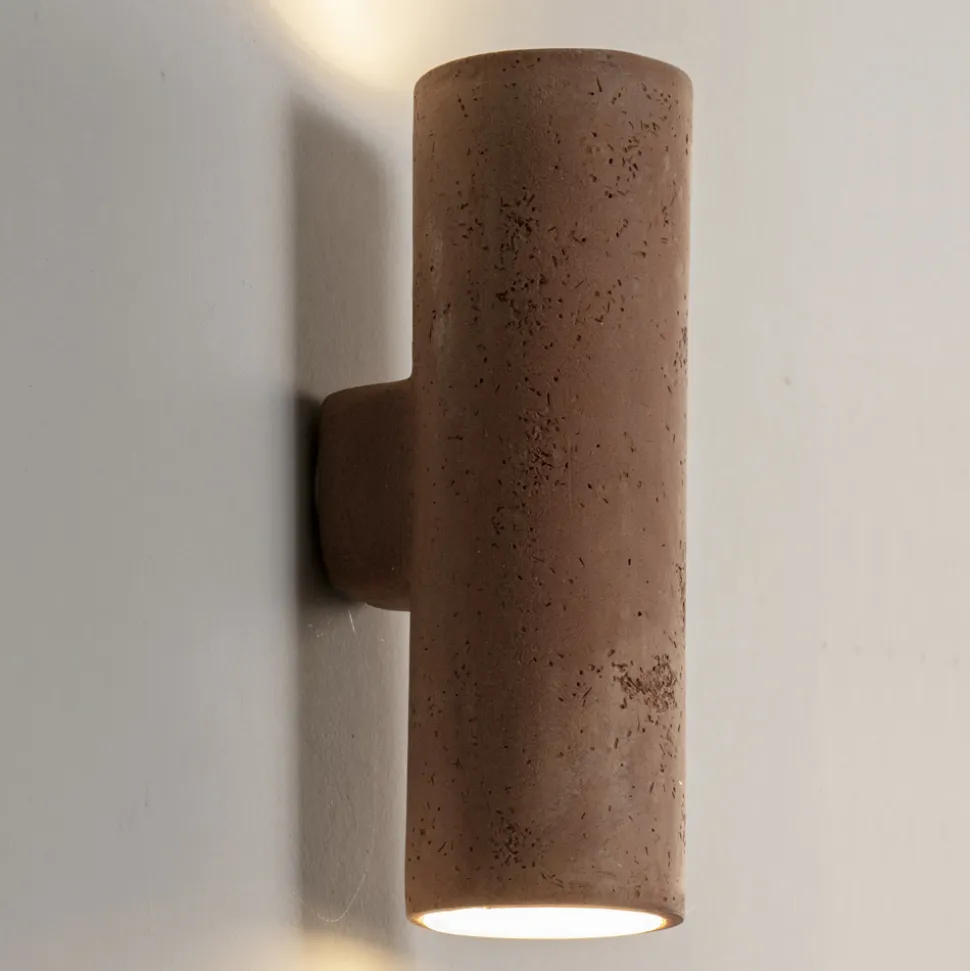 Applique da Esterno in Argilla Colorata e PMMA Made in Italy - Toscot Hans