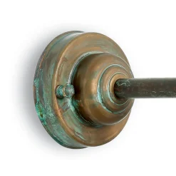 Applique da Esterno in Ottone, Vetro Opale e IP44 Made in Italy - Drago
