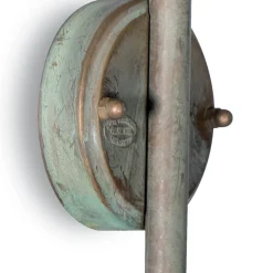 Applique da Esterno in Ottone, Vetro Trasparente e IP44 - Elfico