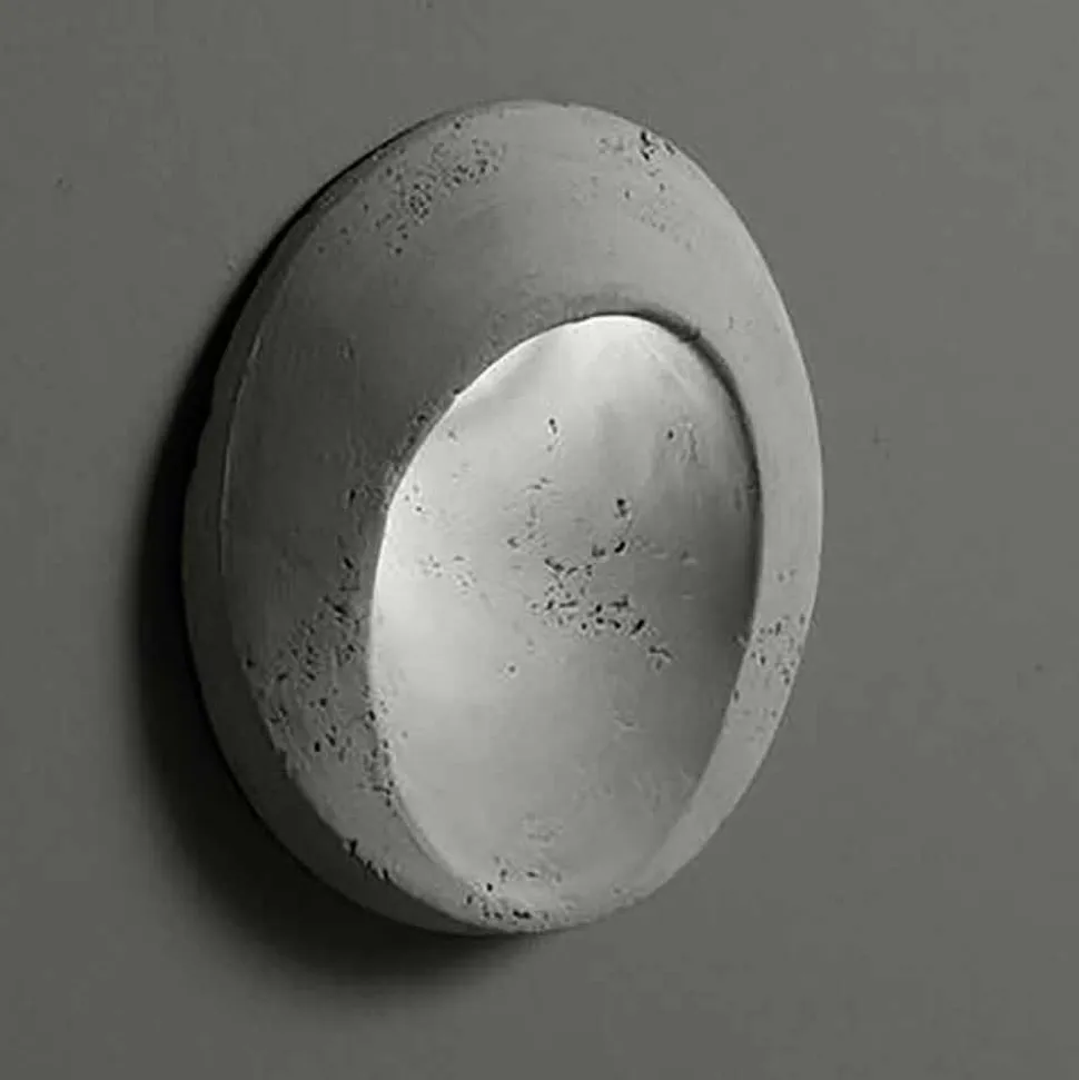 Applique da esterno ovale, in terracotta colorata Oval - Toscot