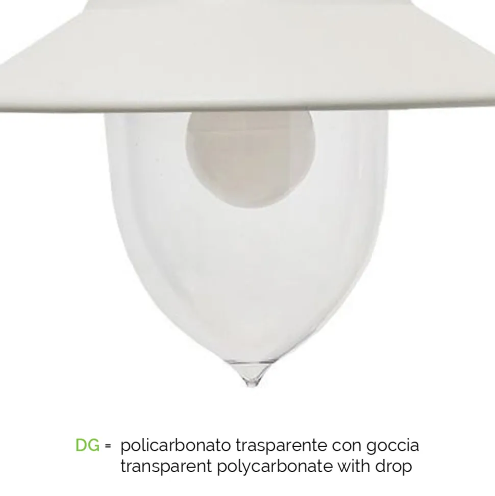 Applique da Esterno Stile Vintage in Alluminio Made in Italy - Cassandra
