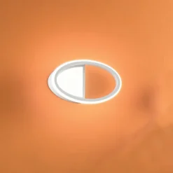 Applique da Parete con Struttura in Metallo Bianco o Oro a LED - Raissa