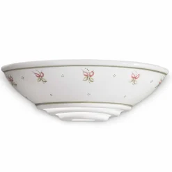Applique da parete rustica ceramica decorata a mano Ferroluce