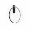 Applique di Design in Alluminio Nero e Ottone Naturale Made in Italy - Norma