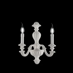 Applique in Legno Disponibile con 1 o 2 Luci Made in Italy - Milano