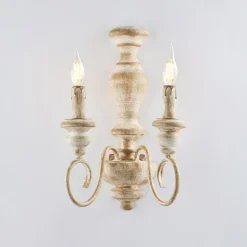 Applique in Legno e Ferro Laccato Made in Italy - Toscana