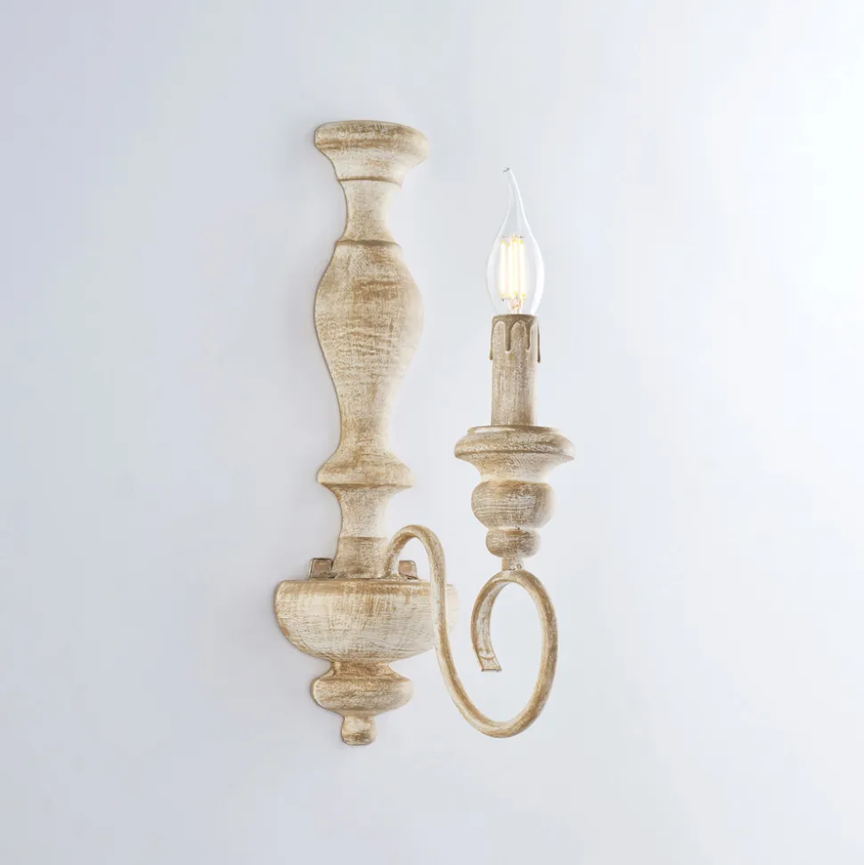 Applique in Legno e Ferro Laccato Made in Italy - Toscana
